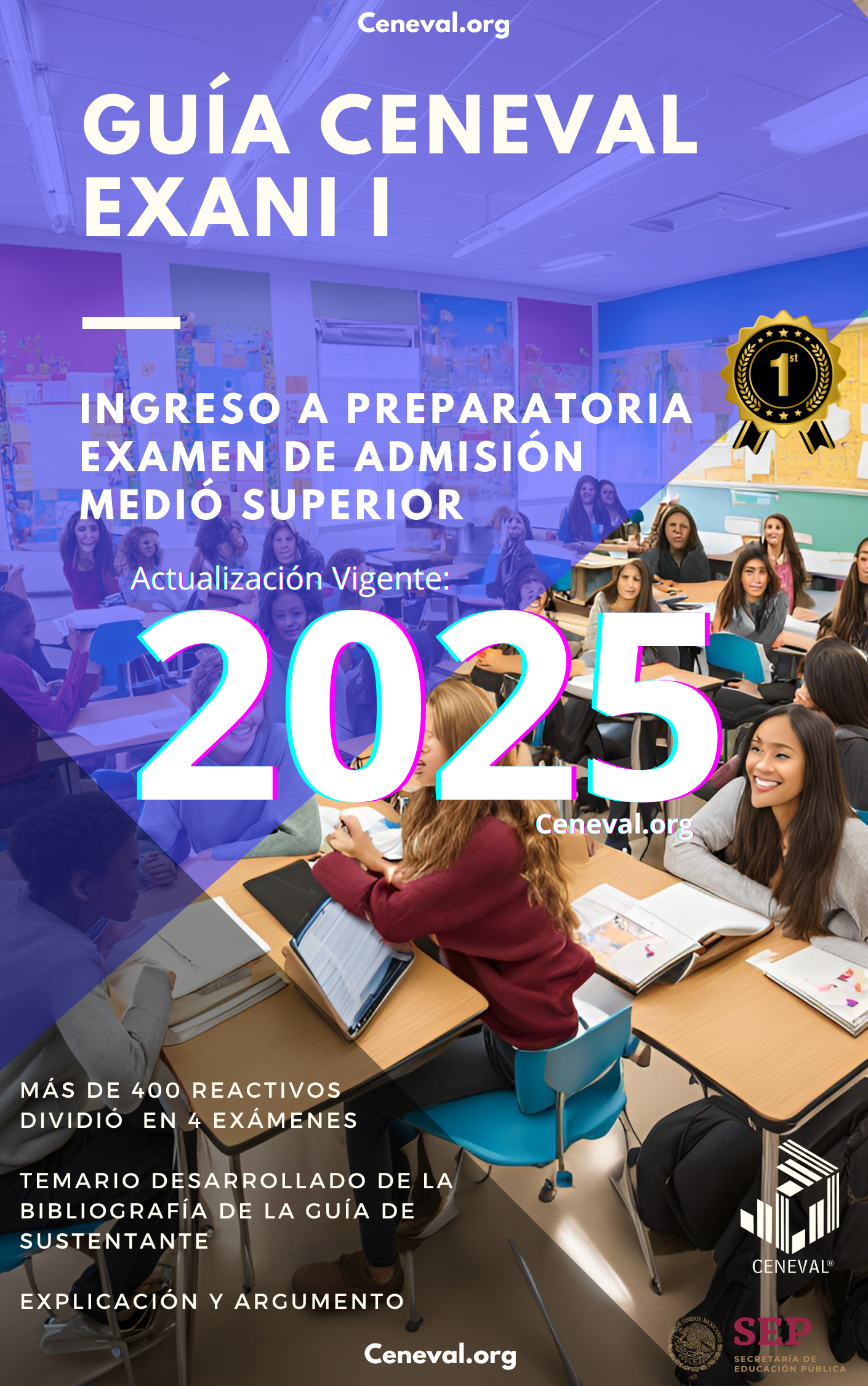 GUÍA CENEVAL NUEVO EXANI I INGRESO A PREPARATORIA