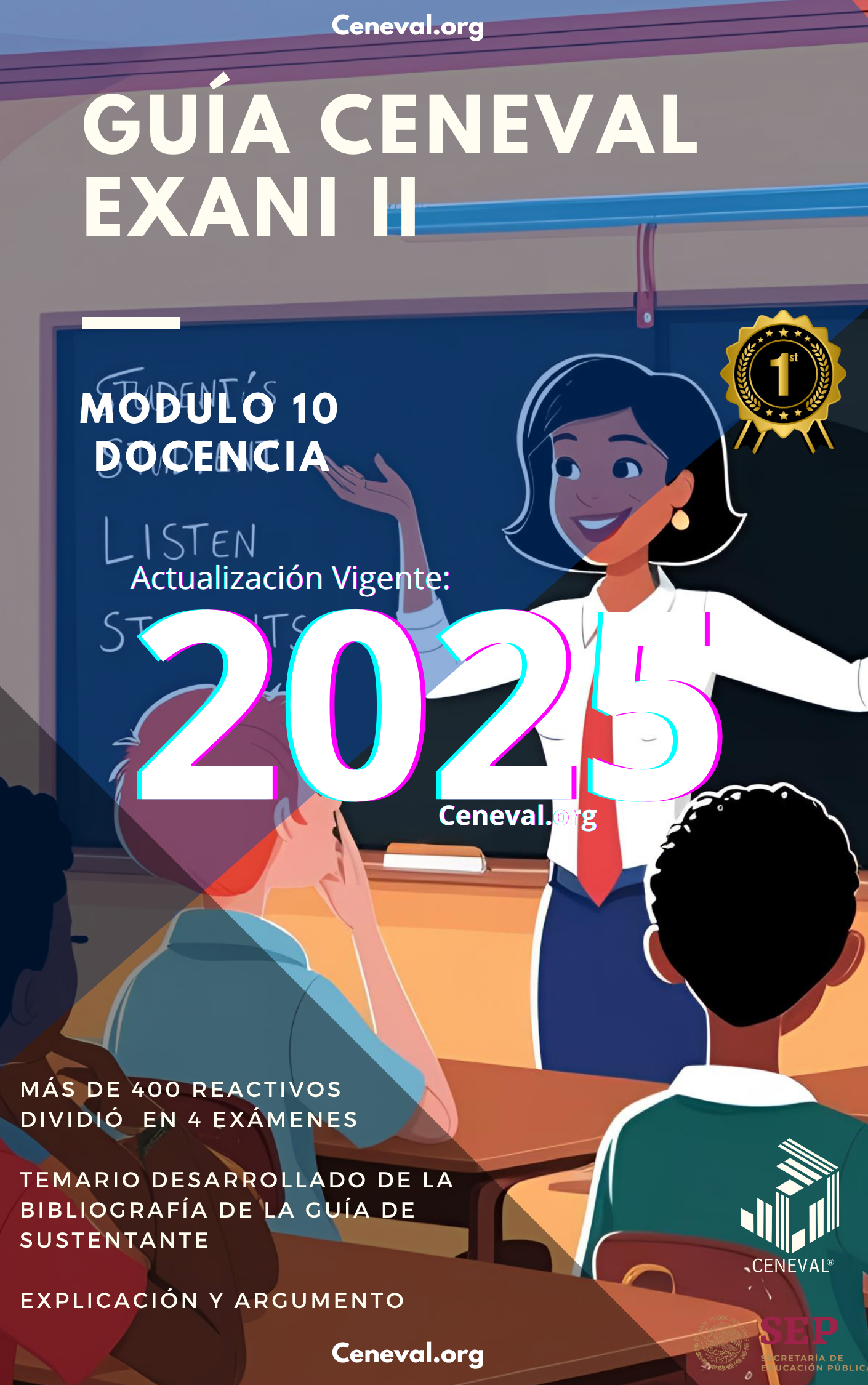 GUÍA CENEVAL NUEVO EXANI II - MÓDULO 10 - DOCENCIA
