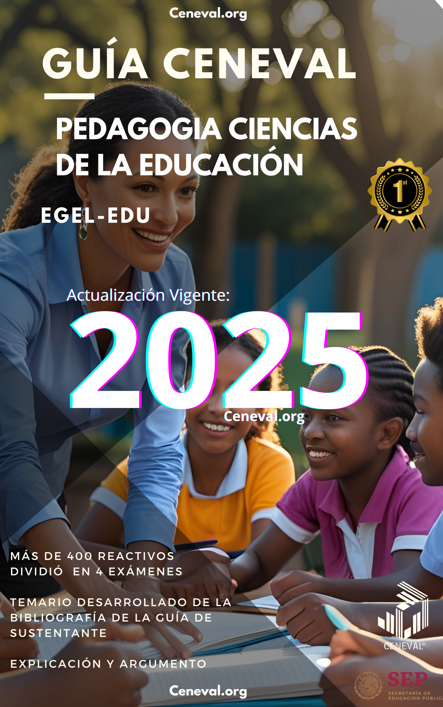 GUÍA CENEVAL EGEL PLUS PEDAGOGÍA CIENCIAS DE LA EDUCACIÓN