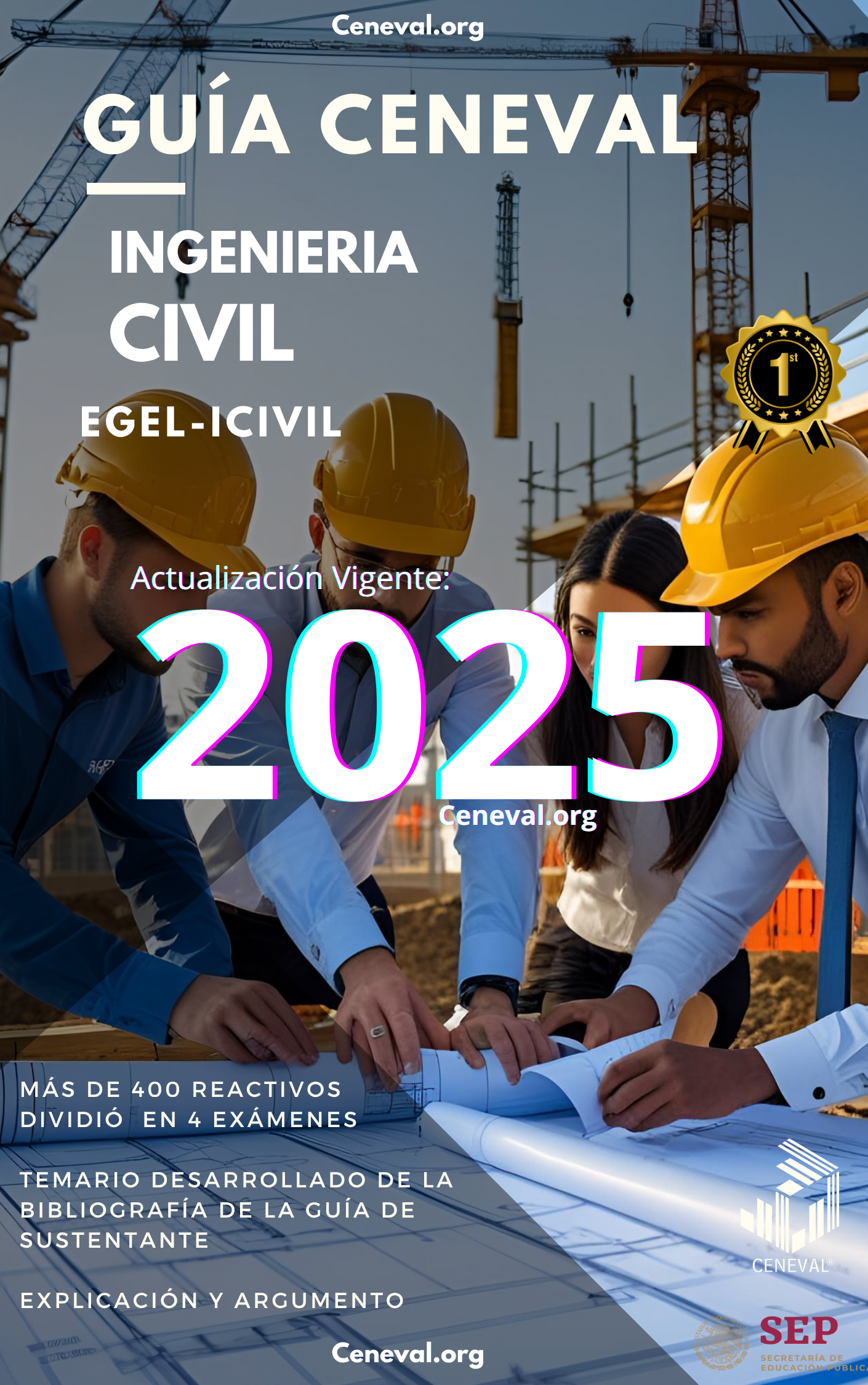 GUÍA CENEVAL EGEL PLUS INGENIERÍA CIVIL