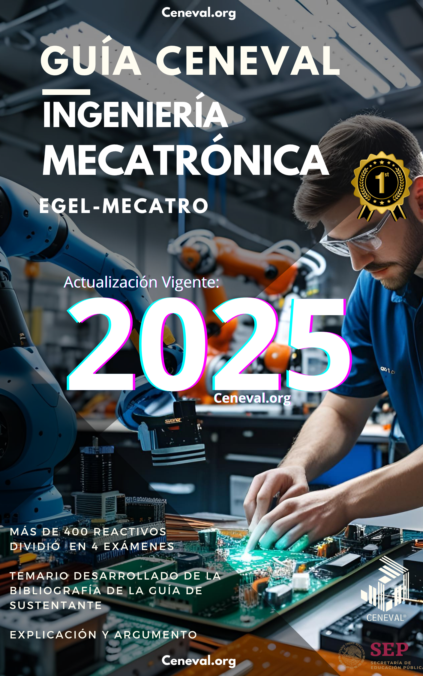 GUÍA CENEVAL EGEL PLUS INGENIERÍA MECATRÓNICA