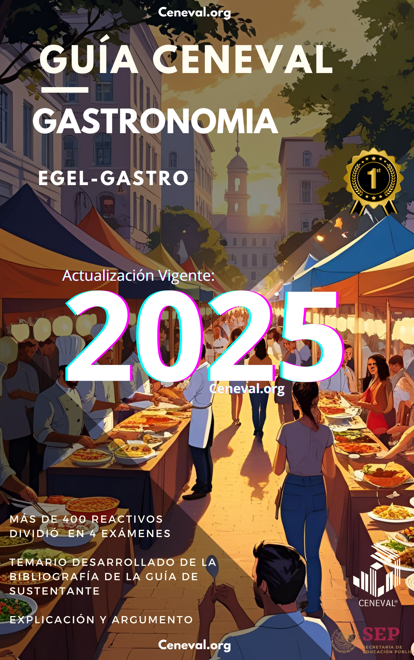 GUÍA CENEVAL EGEL PLUS GASTRONOMÍA