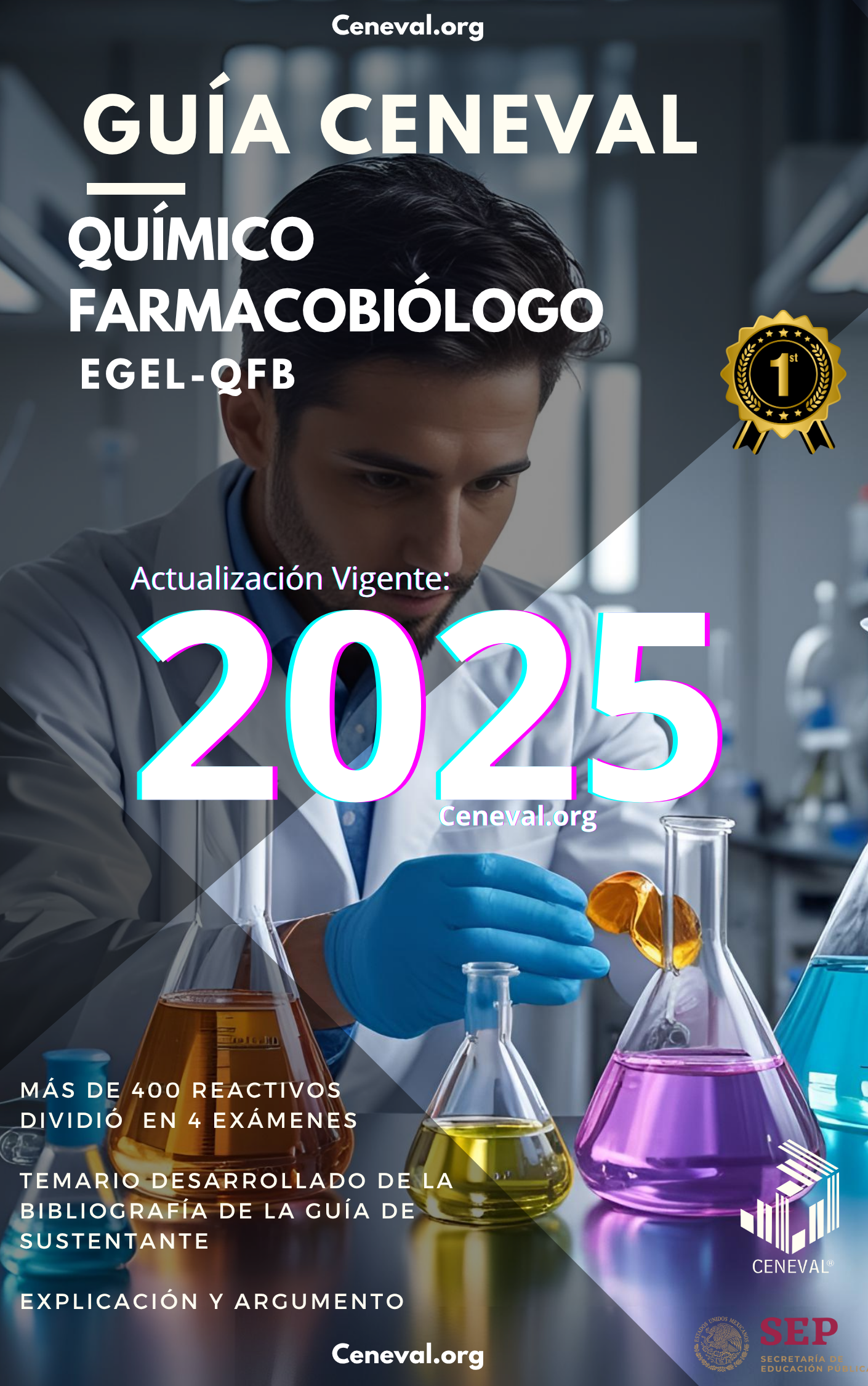 GUÍA CENEVAL EGEL PLUS QUÍMICO FÁRMACO BIÓLOGO