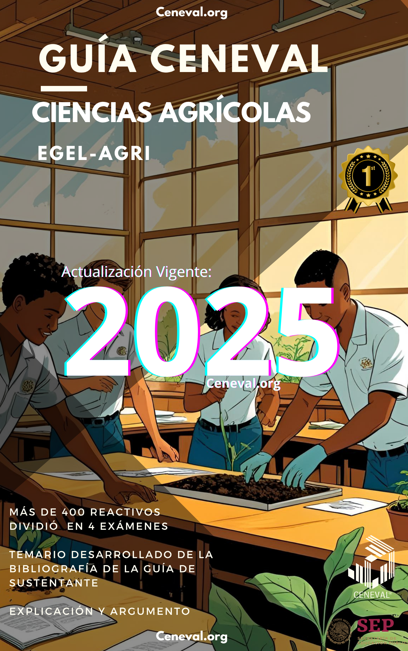 GUÍA CENEVAL EGEL PLUS CIENCIAS AGRÍCOLAS