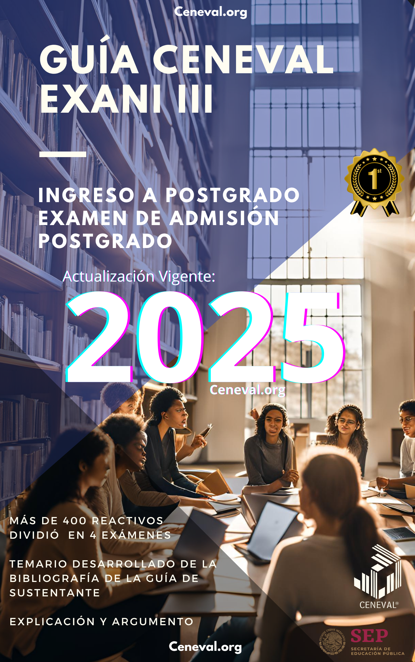 Guía Ceneval Nuevo EXANI-III Ingreso a Posgrado