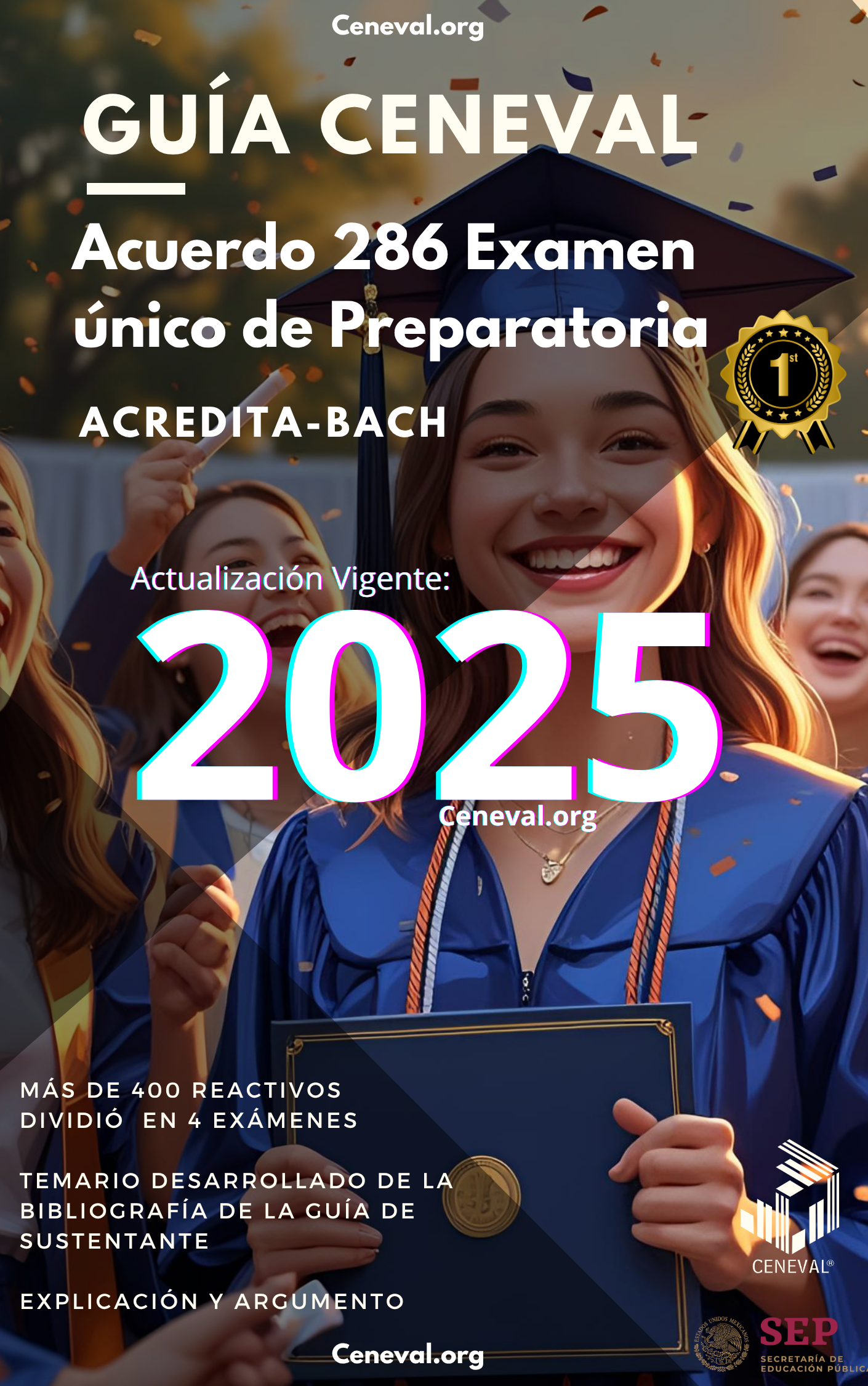 Guía Ceneval Acuerdo 286 Preparatoria Bachillerato Examen Único