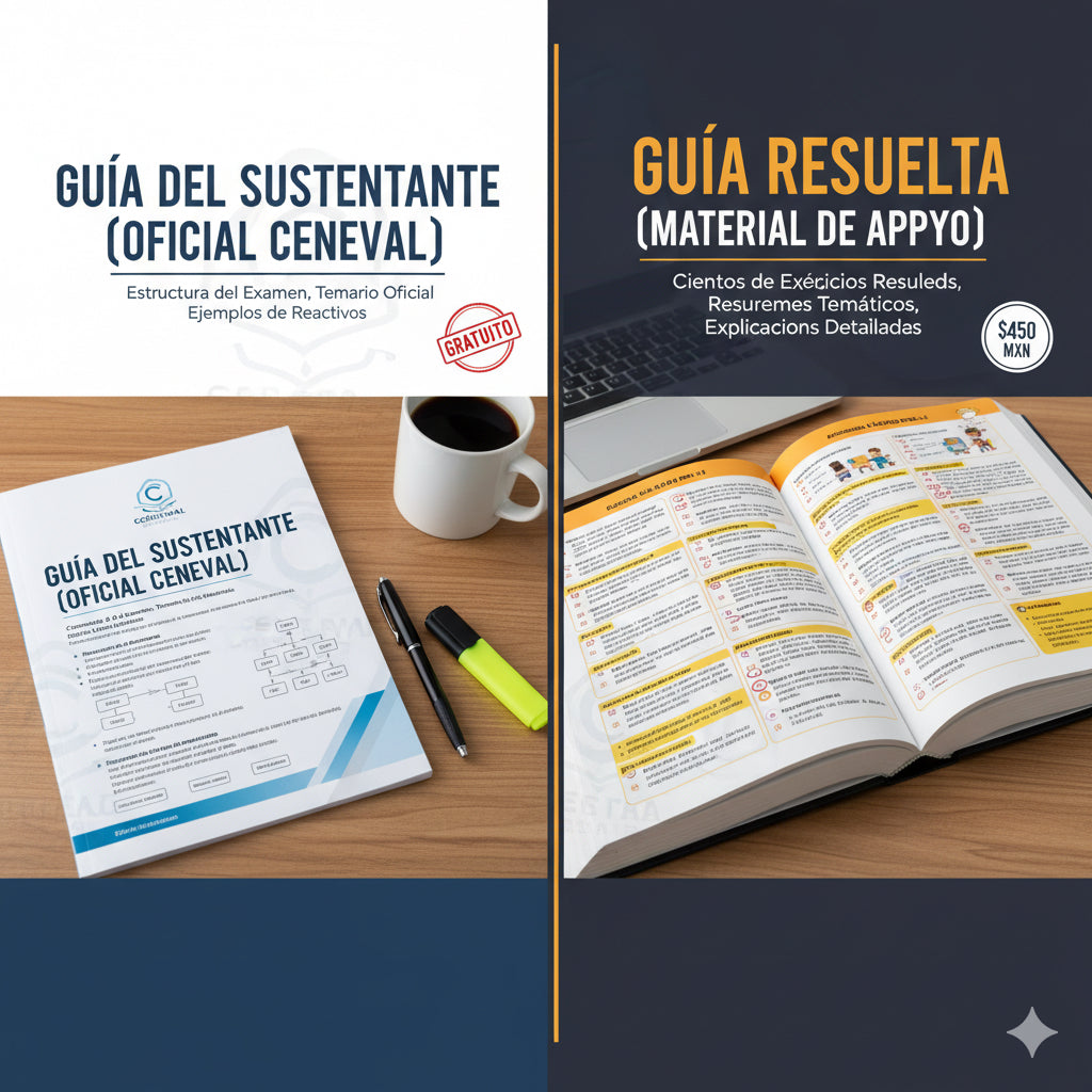 Guía del sustentante VS Guía Resuelta del Ceneval