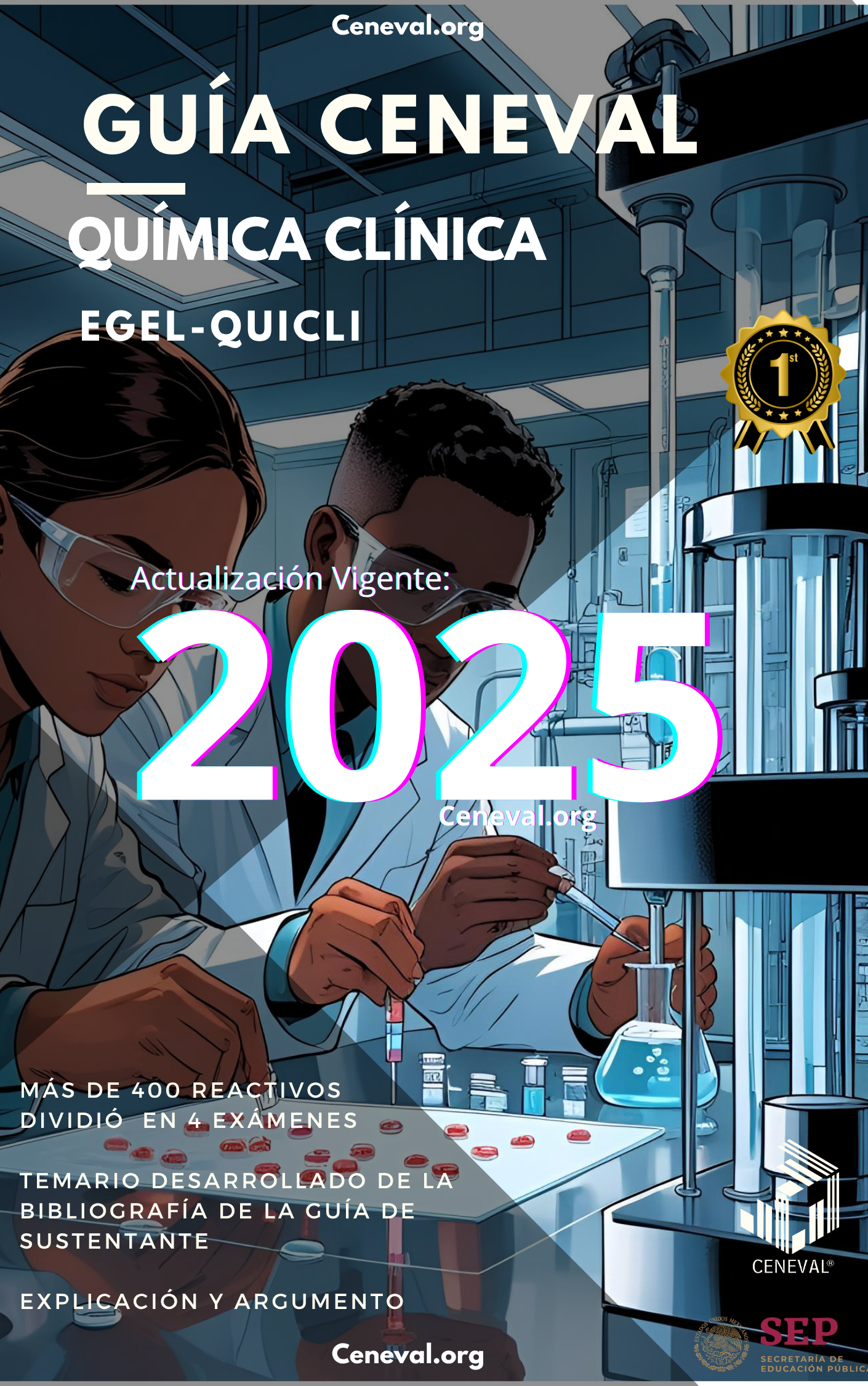 GUÍA CENEVAL EGEL PLUS QUÍMICA CLÍNICA